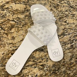 White Dolce Vita sandals. Brand new, never worn and in box.